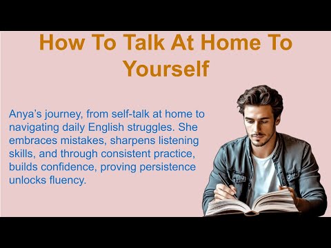 How To Talk At Home To Yourself🔥 | English Fairy Story | Graded Reading | English Audio Story