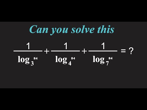 Simplifying Logarithmic Expressions l  Olympiad Math challenge l @TheOlympiadSolver