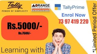TALLY TRAINING IN SALIGRAMAM | NEO ORANGE TECHNOLOGY | TALLY COURSE FEES 5000 #tally#gst#tallyprime