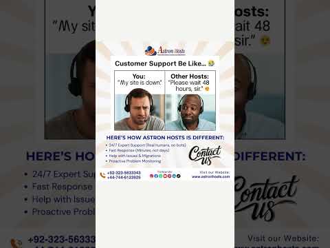 😂 Customer Support Be Like… Choose Smart Hosting