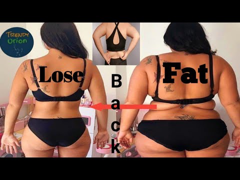 How To Lose Back Fat For Woman At Home/Lose Back Fat Workout/Lose Extra Body Fat  - Trendy Orion