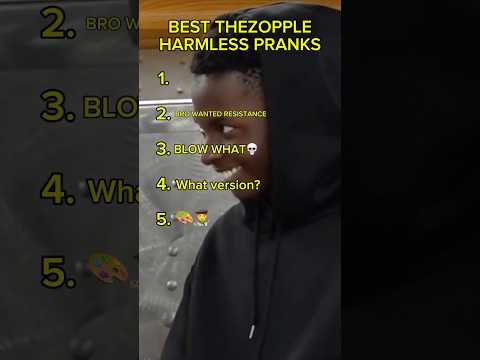 BEST THEZOPPLE HARMLESS PRANKS #funny #shortvideo #shorts #harmlessprank #pranks