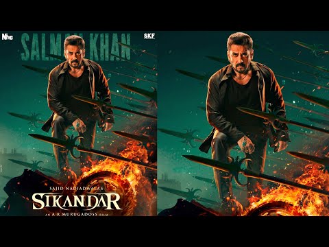 Sikandar: New Massy Poster | Salman Khan x AR Marugadoss | Eid 2025...