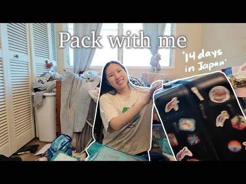 What I pack for a 2 week trip to Japan *chat with me* | Japan Diaries Ep. 0
