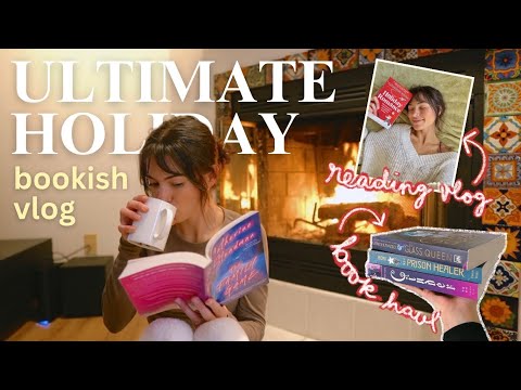 ultimate holiday bookish vlog❄️📚 | book shopping, reading winter books, book unhaul