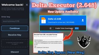 Delta Executor New Version Available (2.648) | No key/ Working | Delta Mobile | [ROBLOX HACK]