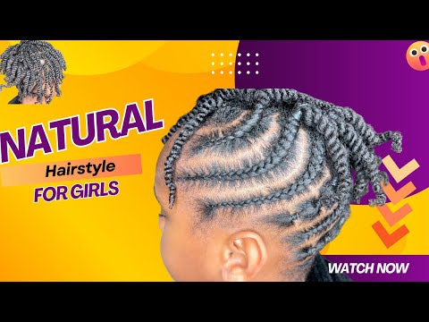 How To Style Kids/Adults Natural Hair (Twists Included)