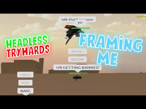 2V6 AGAINST MAD HEADLESS TRYHARDS (THEY FRAMED ME🤣)