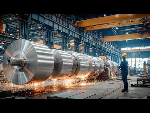 Largest Heavy Duty CNC Lathe Cutting Technology - Incredible Massive Metalworking Factory