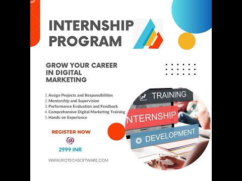 Digital Marketing Internship Program | Jobs, Lead Generation | Meta Campaign #trend #riotech #job