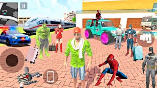 🤩 Avangers Came to Indian Theft Auto Simulator 💥🥳 Indian Bikes Driving 3d Game 🎮 Video 💥🤩