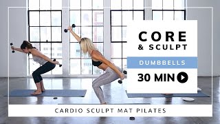 30-Minute Core-Focused Pilates Mat Workout | Full Body Strength & Sculpt | Amy Jordan