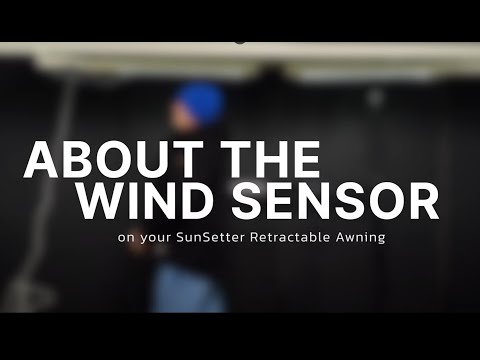 Sunsetter Awning - Wind Sensor - Adjusting sensitivity & replacing batteries