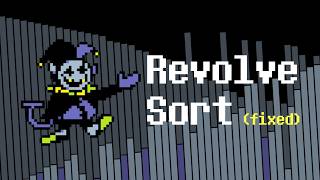 The World Revolving but it's a (real) sorting algorithm but the audio is fixed