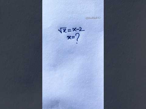 X=? #maths #shorts