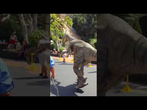 Big Raptor Dinosaur Encounter at Universal Studios LA