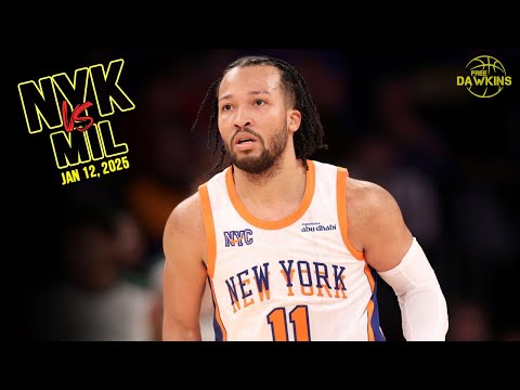 New York Knicks Full Team Highlights vs Bucks | Jan 12, 2025 | FreeDawkins