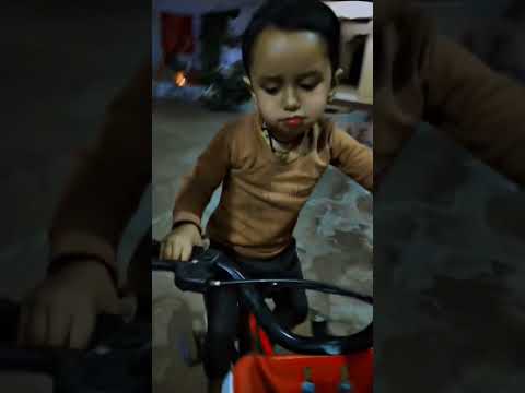 cute boy #nathkhat #baccha#gadi#bicycle # #cutebaby # #funny #yshorts