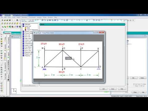 STAAD Pro Tutorials - Analysis & Design of Steel Truss Type-2 ( Day 33)