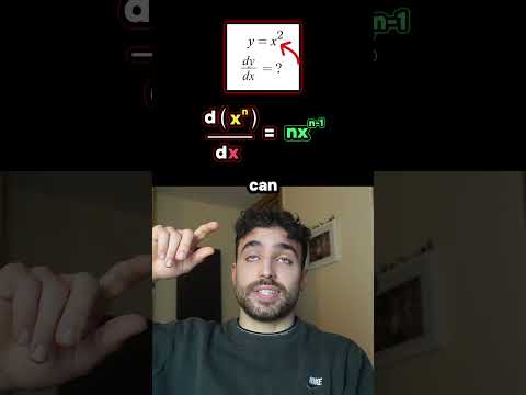 Power rule in differentiation (AI lesson) #derivatives
