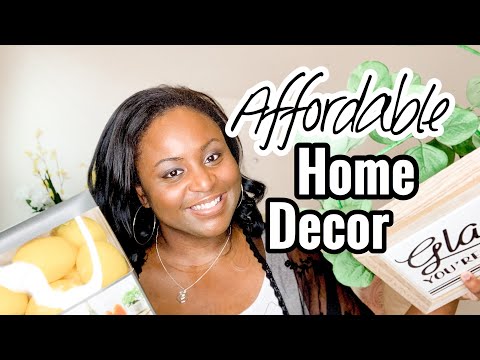 HOME DECOR HAUL//AFFORDABLE HOME DECOR//HOBBY LOBBY, TARGET, MICHEALS, MARSHALLS, WALMART HAUL