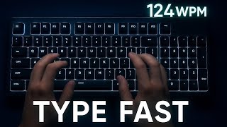 How to Type FAST Like a Pro (124 WPM in 7 Days!)