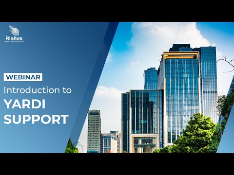 Introduction To YARDI Support!