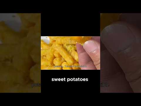Sweet potato fries with Salted Egg Yolk