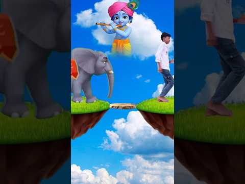Hu Ru Ru 🔥 Jay shree Krishna ❤️ Shree Krishna Bhajan🙏@Chhotu_Khan Video's #trending  #shortsfeed Vfx