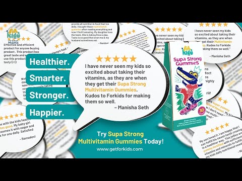 Supa Strong Gummies | Boost Kids Immune System | A Super Boost of Nutrition Everyday