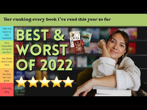 My best and worst reads of the year | Tier ranking⭐️📚🪩