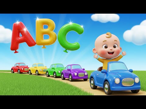 “ABC Alphabet Song for Kids 🎶 | Learn A to Z with Fun Phonics, Rhymes & Music | Nursery Songs 2025”
