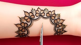 Very beautiful stylish mehndi design | Front hand mehndi design | Simple mehndi design | Mehndi.