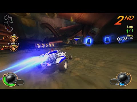 Jak X: Combat Racing Canyon Run. No skip.Time trial.