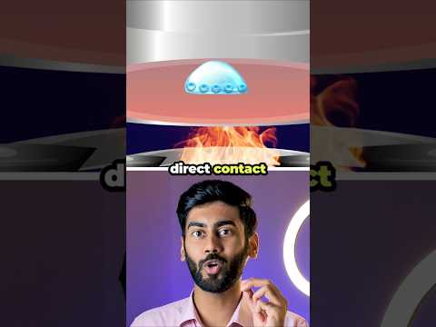 Why water sometimes rolls on hot pan #shorts #interestingfacts