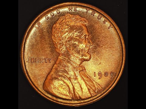 1909 V.D.B. Lincoln Cent Coin Uncirculated