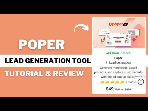 Poper Tutorial & Review 2024 | Best Appsumo Lifetime Deal | Saas LTD Hunter🔥