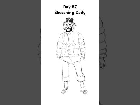 DAY 87 SKETCHING DAILY: YOUNG BLACK AND RICH 🗣️ #aura #sketch #asmr