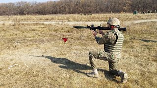 Tragere cu AG 7 în poligonul Bat. 114 Tancuri "Petru Cercel" Târgoviște