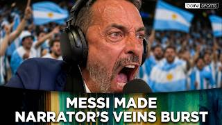 Argentina narrator's veins nearly burst calling Messi's World Cup goal