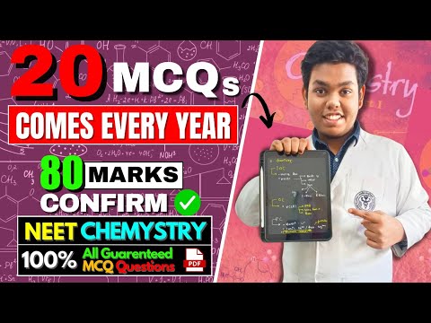 This *20 Chemistry MCQs* will come in NEET 2023 | Most repeated PYQ that comes every year | #neet23