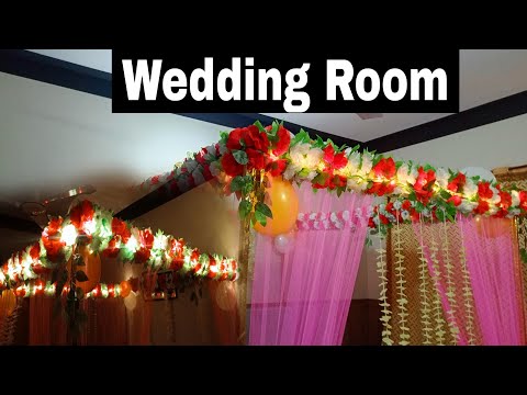 Decorate Wedding Room with Flowers || Wedding Room | #viralyoutubechannel #viral #weddingroom