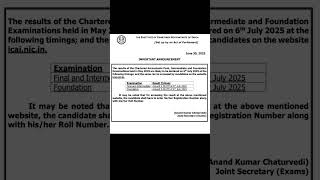 CA MAY 2025 RESULTS #caresults #cafinal #caclasses #cainter#cafoundation
