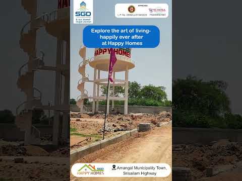 SGD Developers | Find Your Dream Plot at Happy Homes #amangal #srisailam #highway | SGD Developers