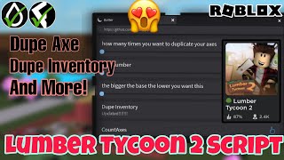 Lumber Tycoon 2 Script | Dupe Axe & More | Hydrogen and Fluxus - Roblox Mobile Exploiting