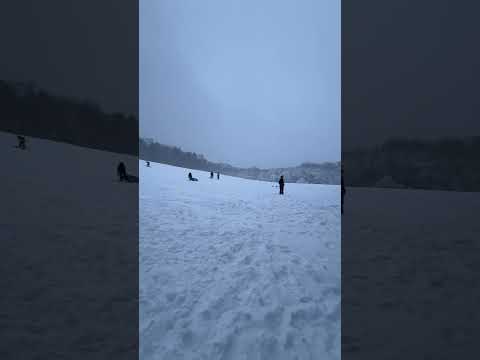 Snow slide in Haverhill, Massachusetts #07012024 #foryou #snowfall #trendingshorts #boston