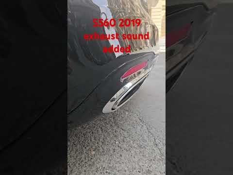 W222 S560 EXHAUST SOUND ADDED #exhaust #sound #sclass #amg #popbangs