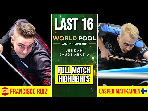 Francisco Sánchez Ruiz vs Casper Matikainen LAST 16 LIVE World Pool Championship 2025