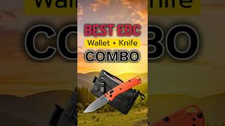 Best EDC Wallet + Pocket Knife Combo (Slim Card Holder + Mini Bugout)