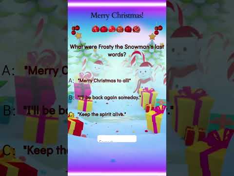 Christmas Riddle 30